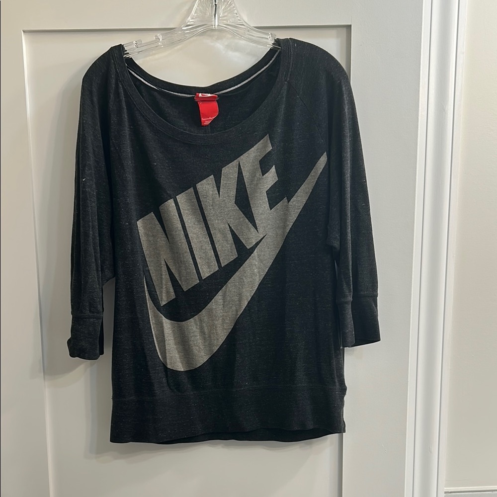 Nike Black Graphic 3/4 Sleeve Tee
